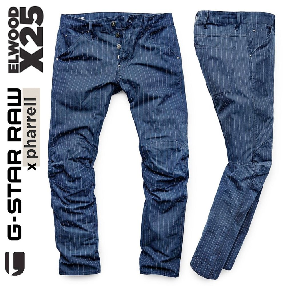 OBO. G-Star Raw Elwood x25 x Pharrell. Pinstripe.